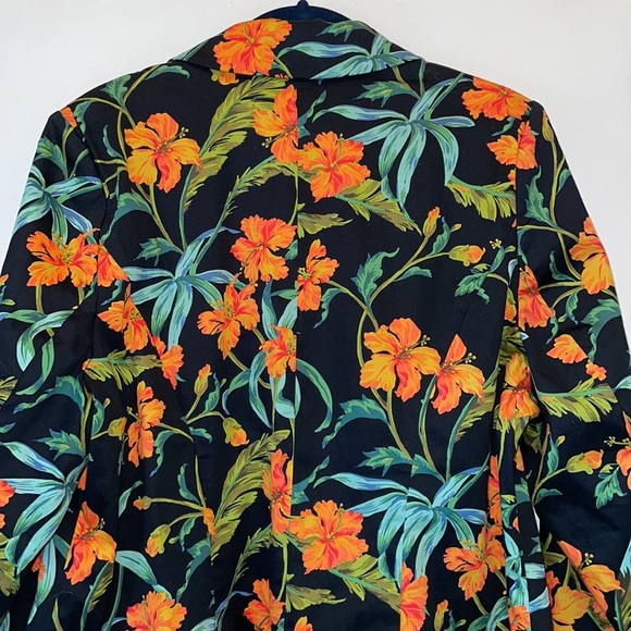 Lane Bryant Floral Jacket Size 14 EUC - Picture 5 of 7